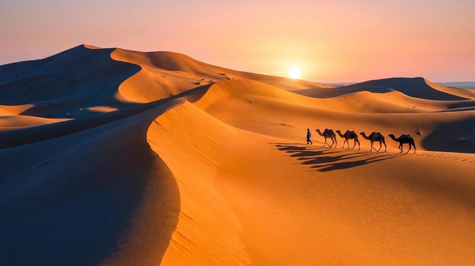 Sahara desert, desert camps, and camel trekking experiences 1